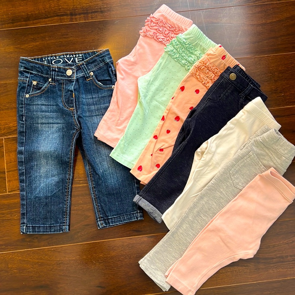 Kids Bundle!! 8 pairs of pants. All size 12-18 months. Excellent condition!